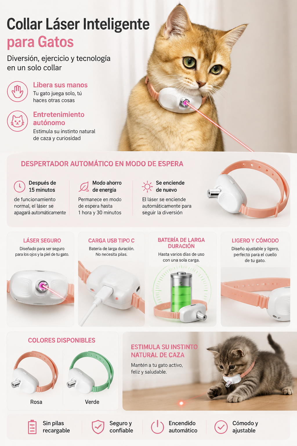 Collar inteligente para gatos